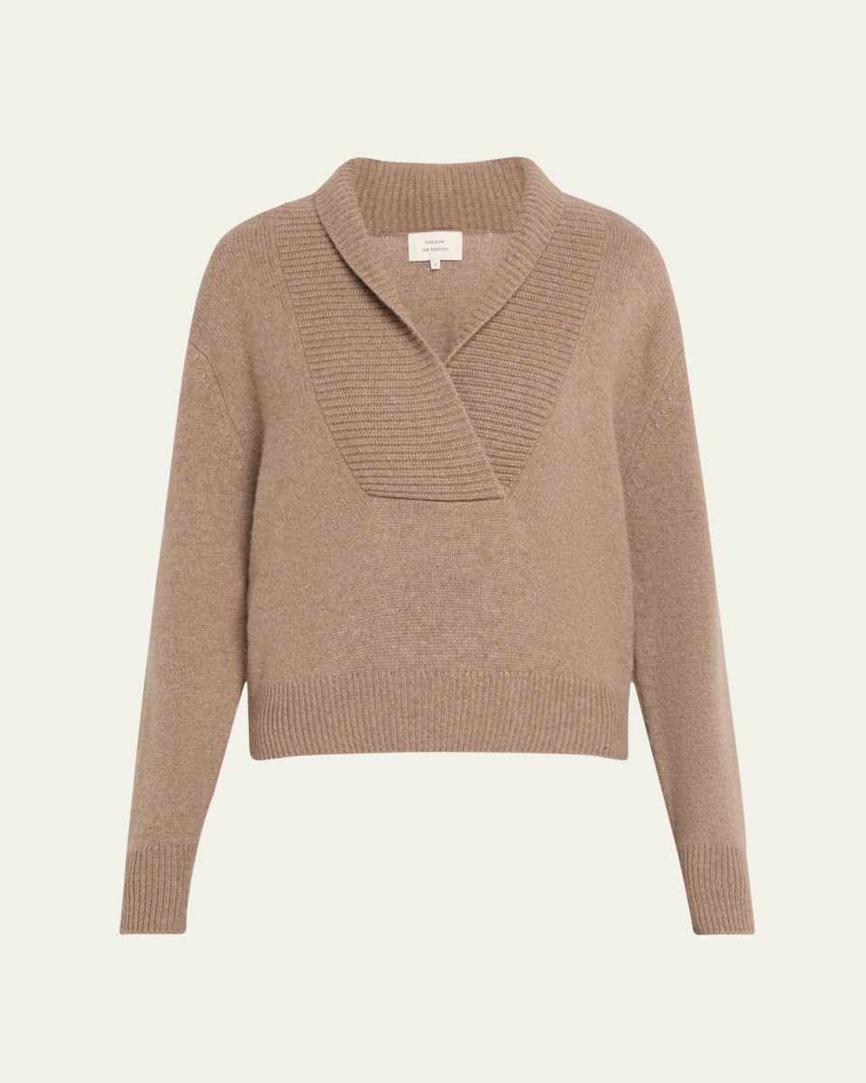 Makela Large V-Neck Cashmere Sweater